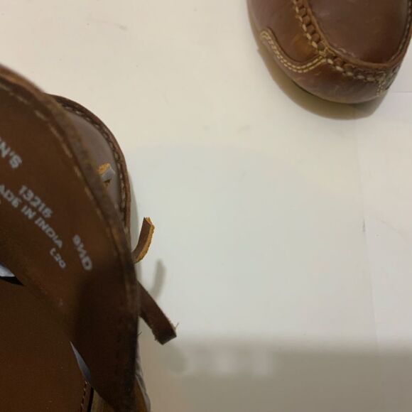 Cole Haan Gunnison Waxy Leather Boat Style Drivers  size 8.5 D main image 4
